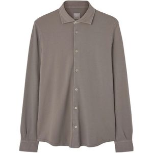 Fedeli, Heren, Overhemden, Bruin, Maat: 2XL Katoen,