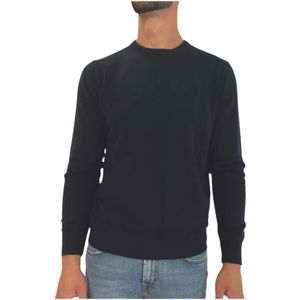 Saint Barth, Heren, Truien, Blauw, Maat: M Wol,