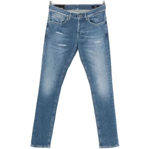 Dondup, Heren, Jeans, Blauw, Maat: W30 Katoen,
