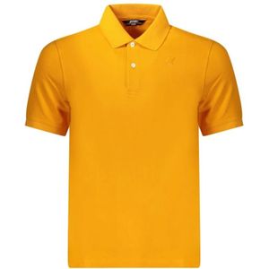 K-Way, Heren, Tops, Oranje, Maat: M Katoen,