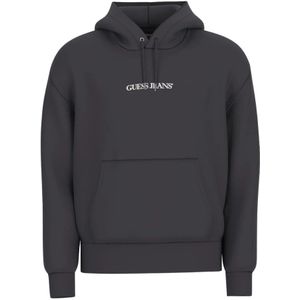 Guess, Heren, Sweatshirts & Hoodies, Zwart, Maat: M