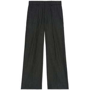 Isabel Marant, Dames, Broeken, Grijs, Maat: 2XS