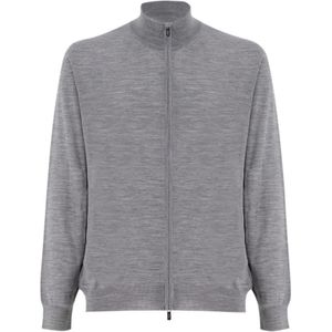 Fedeli, Heren, Truien, Grijs, Maat: L Wol,