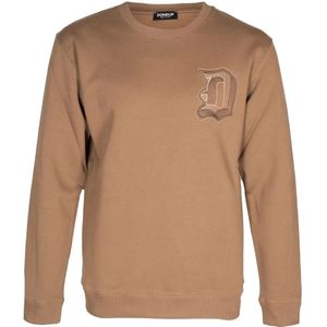 Dondup, Heren, Sweatshirts & Hoodies, Bruin, Maat: XL Katoen,