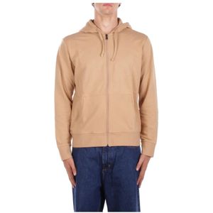 Polo Ralph Lauren, Heren, Sweatshirts & Hoodies, Bruin, Maat: M Katoen,