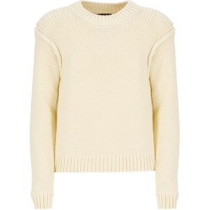 A.p.c., Dames, Truien, Beige, Maat: L Katoen,