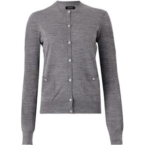 Zadig & Voltaire, Dames, Truien, Grijs, Maat: S Wol,