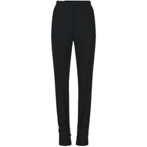Dries Van Noten, Dames, Broeken, Zwart, Maat: S