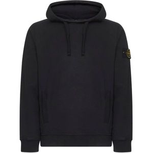Stone Island, Heren, Sweatshirts & Hoodies, Zwart, Maat: L