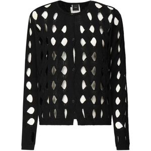 Pinko, Dames, Truien, Zwart, Maat: S Viscose,