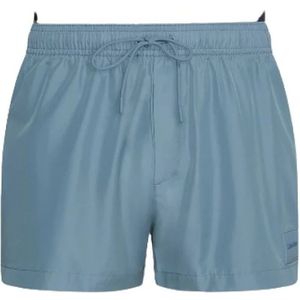 Calvin Klein, Heren, Badkleding, Blauw, Maat: L