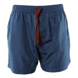 Zegna, Heren, Badkleding, Blauw, Maat: 3XL Poliester,