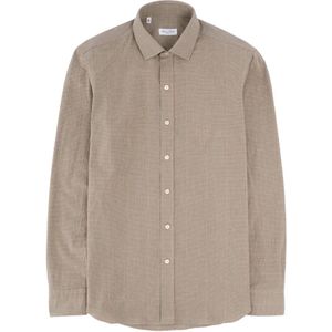 Salvatore Piccolo, Heren, Overhemden, Beige, Maat: XL Katoen,