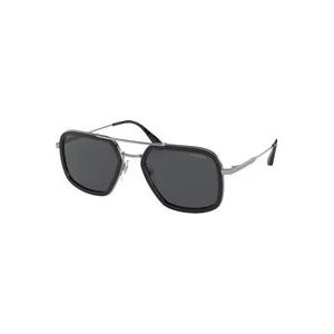 Prada Stijlvolle zonnebril in grijs , Black , Heren , Maat: 54 MM
