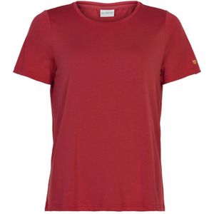 IN Front, Dames, Tops, Rood, Maat: S Modal,