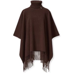 Fabiana Filippi, Dames, Jassen, Bruin, Maat: ONE Size Flanel,