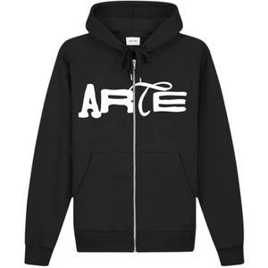 Arte Antwerp, Heren, Sweatshirts & Hoodies, Zwart, Maat: L Katoen,