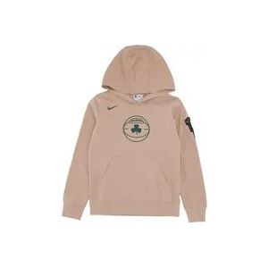 Nike NBA DF Club Fleece Hoodie , Beige , Heren , Maat: L