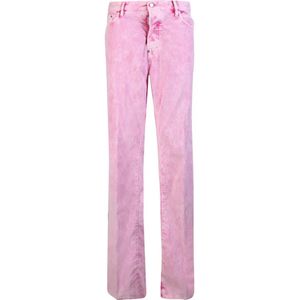 Dsquared2, Heren, Jeans, Roze, Maat: M Corduroy,