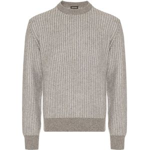 Zegna, Heren, Truien, Beige, Maat: M