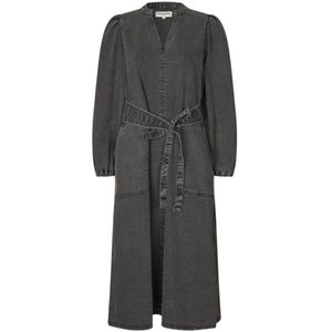 Lollys Laundry, Dames, Jurken, Zwart, Maat: XS Denim,