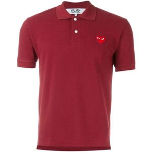 Comme des Garçons Play, Heren, Tops, Rood, Maat: L