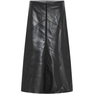 Bruuns Bazaar, Dames, Rokken, Zwart, Maat: XS Poliester,