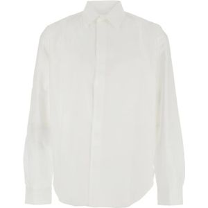 Jacquemus, Heren, Overhemden, Wit, Maat: M Katoen,