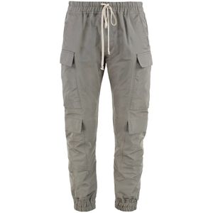 Rick Owens, Heren, Broeken, Grijs, Maat: XL Poliester,