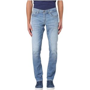 Dondup - Pantalone George - Slim-fit Jeans - Blauw - Katoen
