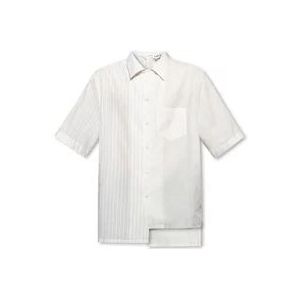 Lanvin Asymmetrisch shirt , White , Heren , Maat: 2XL