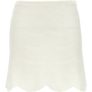 Tom Ford, Dames, Rokken, Wit, Maat: S Katoen,