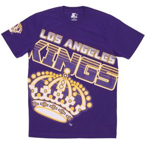 Starter, Heren, Tops, Paars, Maat: XL Katoen,