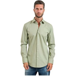 BOSS - Slim Fit - Zakelijk Overhemd - Effen - Katoenmix