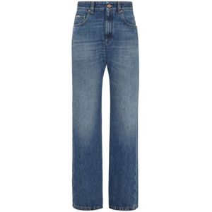 Brunello Cucinelli, Dames, Jeans, Blauw, Maat: S