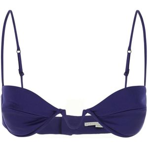 Stella McCartney, Dames, Ondergoed, Blauw, Maat: 2XS Satijn,
