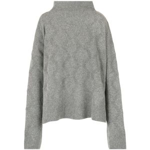 Liviana Conti, Dames, Truien, Grijs, Maat: S Kasjmier,