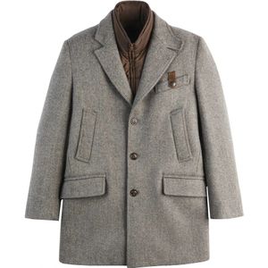 Fay, Heren, Jassen, Grijs, Maat: XL