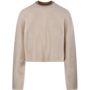 Max Mara, Dames, Truien, Beige, Maat: S Wol,