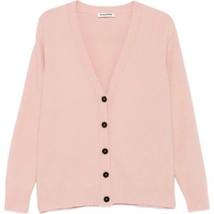 Jil Sander, Dames, Truien, Paars, Maat: S Wol,