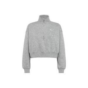 Nike Comfortabele en stijlvolle sweatshirt , Gray , Dames , Maat: XS