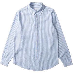 Edmmond Studios, Heren, Overhemden, Blauw, Maat: S