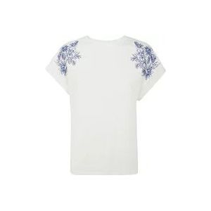 Twinset T-Hemden , White , Dames , Maat: 2XL