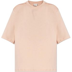 Gestuz, Dames, Tops, Roze, Maat: S Katoen,