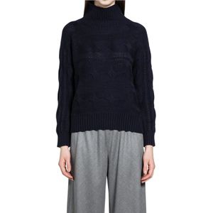 Max Mara, Dames, Truien, Zwart, Maat: S Wol,