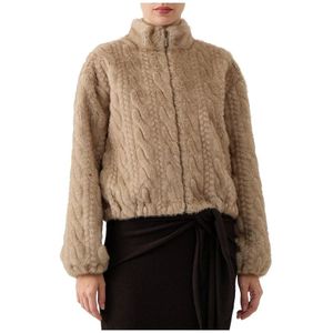 Ermanno Scervino, Dames, Jassen, Bruin, Maat: S Poliester,