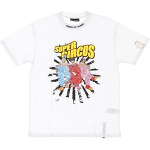 Vision OF Super, Heren, Tops, Wit, Maat: S