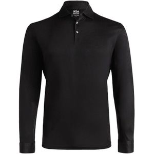 Boggi Milano, Heren, Tops, Zwart, Maat: XS Leer,