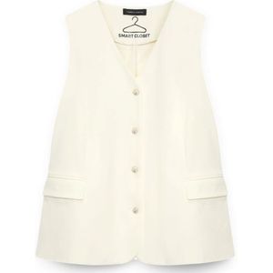 Fiorella Rubino, Dames, Jassen, Wit, Maat: XS Katoen,