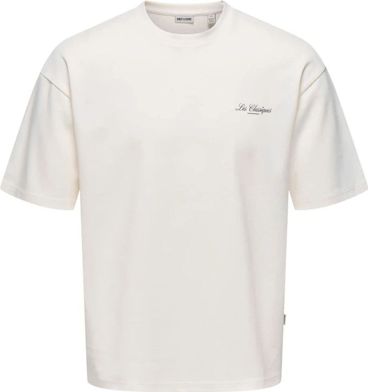 Only & Sons - Caspian Tee - T-shirt - Beige - Heren